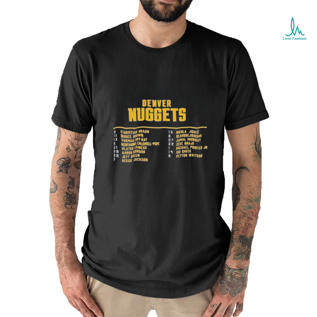 Design Denver Nuggets Rocky Mile High Team Pride 2023 T Shirt - Limotees