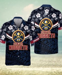 Denver Nuggets National National Basketball Association 2023 Polynesian Pattern Hawaiian Shirt