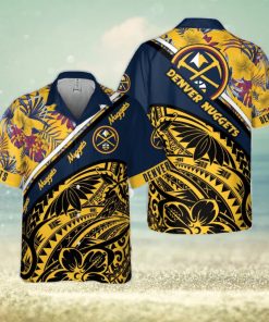 Denver Nuggets Polynesian Pattern National National Basketball Association 2023 Hawaiian Shirt