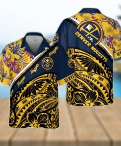 Denver Nuggets Polynesian Pattern National National Basketball Association 2023 Hawaiian Shirt