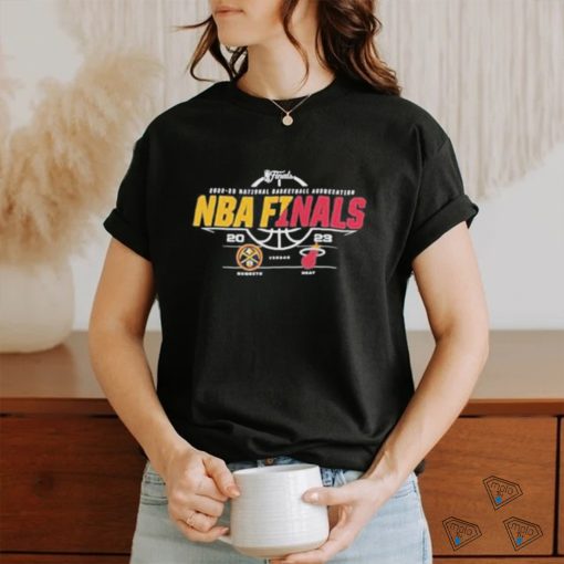 Denver Nuggets Vs. Miami Heat 2023 Nba Finals Matchup Shirt