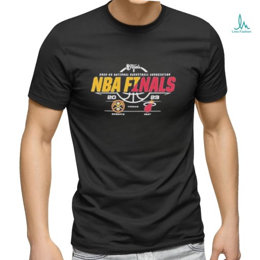 Denver Nuggets Vs. Miami Heat 2023 Nba Finals Matchup Shirt