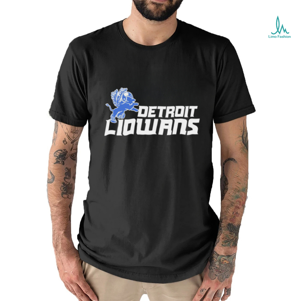 Detroit Lions Detroit Liowans logo shirt Detroit Lions Detroit Liowans logo shirt