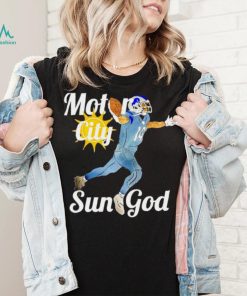 Detroit Lions motor city sun God art shirt