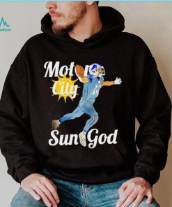 Detroit Lions motor city sun God art shirt