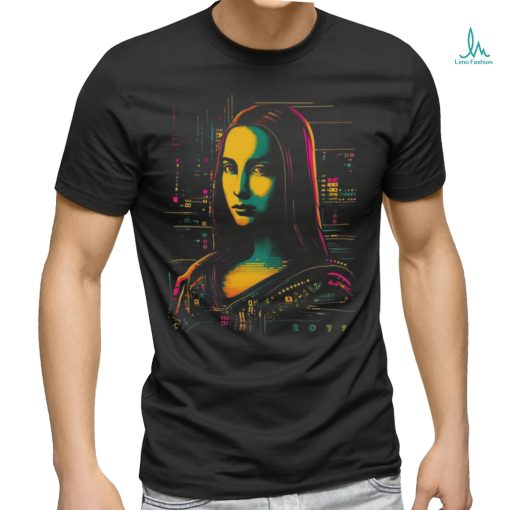 Digital Mona Lisa T Shirt