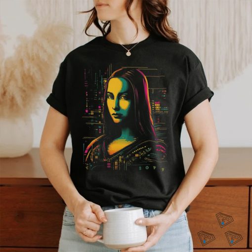 Digital Mona Lisa T Shirt