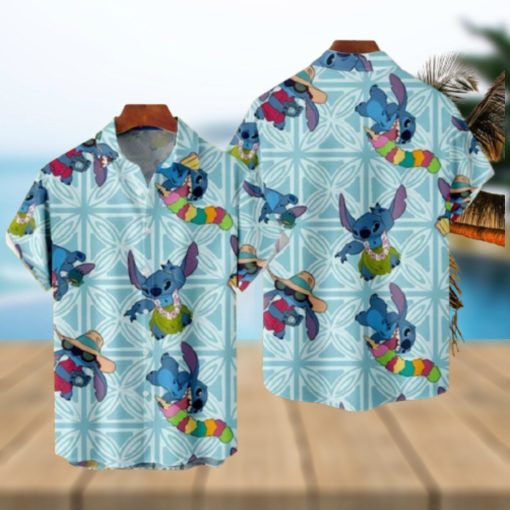 Disney Funny Stitch Beach Tropical Hawaiian Shirt