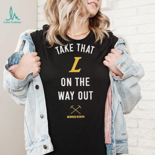 Dlineco Take That L On The Out Denver Stiffs Shirt