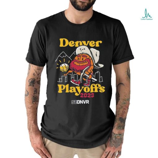 Dnvr locker merch 2023 playoff basketball shirt