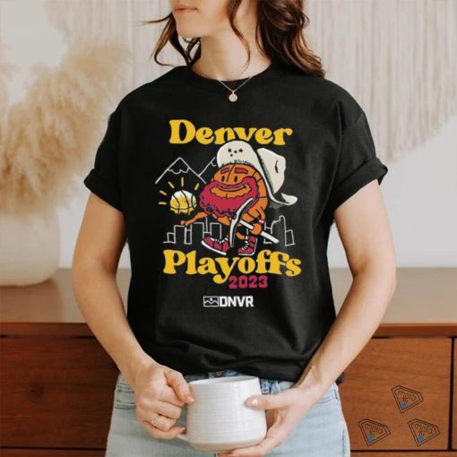 Dnvr locker merch 2023 playoff basketball shirt