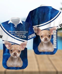 Dog Lover Chihuahua Dog Aloha Hawaiian Shirts Gift For Summer Vacation