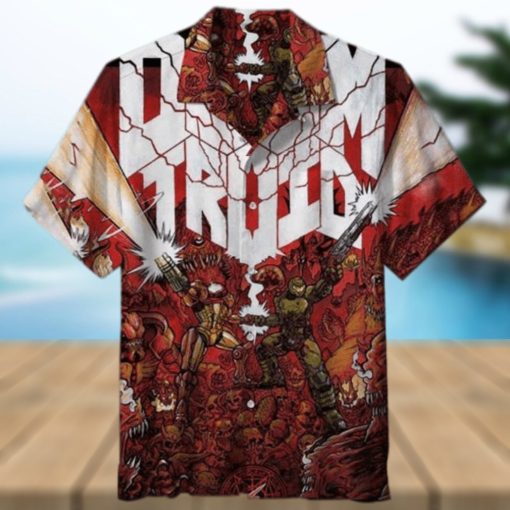 Doom 3D Funny Hawaiian Shirt