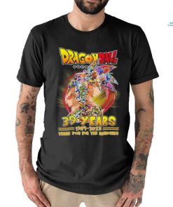 Dragon Ball Super 39 years 1984 2023 legend thank you for the memories shirt
