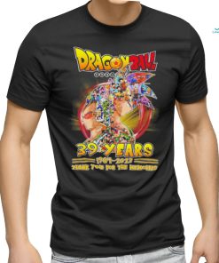 Dragon Ball Super 39 years 1984 2023 legend thank you for the memories shirt