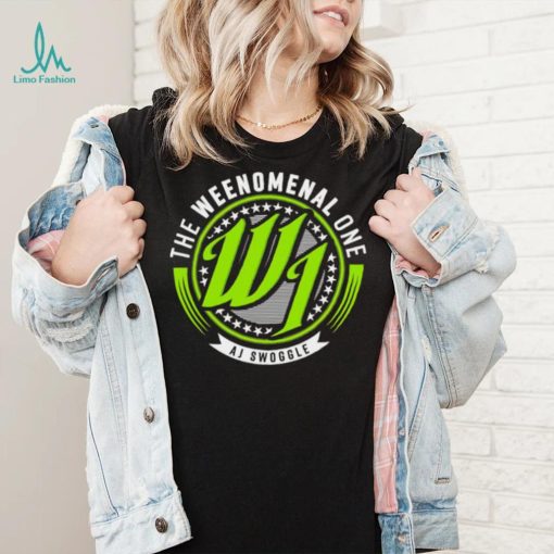 Dylan Swoggle Postl The Weenomenal One AJ Swoggle W1 logo shirt