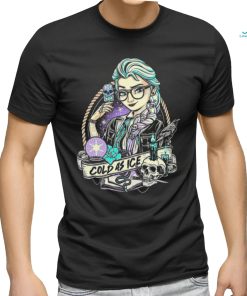 Elsa tattoo Frozen cold as ice cartoon shirt