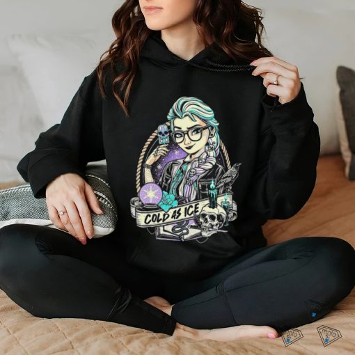 Elsa tattoo Frozen cold as ice cartoon shirt
