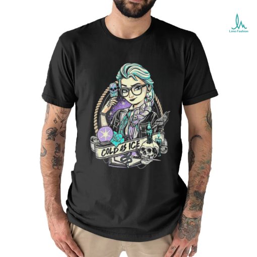 Elsa tattoo Frozen cold as ice cartoon shirt