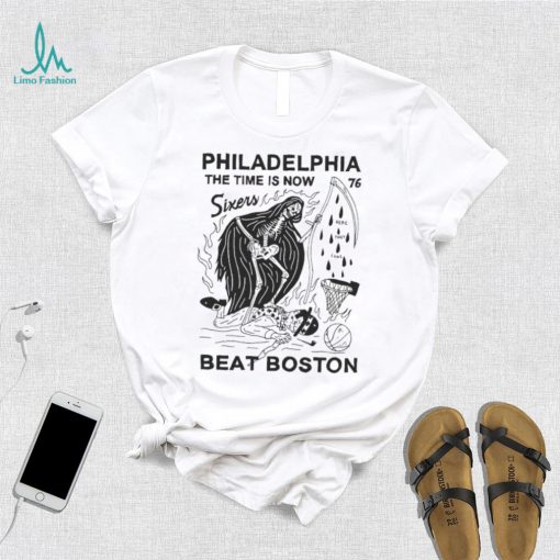 Eric Kenney Philadelphia The Time Is Now 76 Sixers Beat Boston shirt
