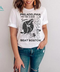 Eric Kenney Philadelphia The Time Is Now 76 Sixers Beat Boston shirt