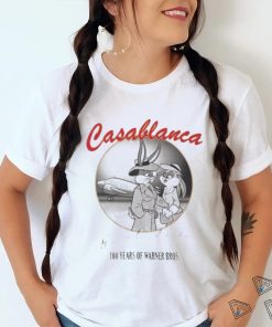 Exclusive Wb 100 Looney Tunes X Casablanca Adult Shirt