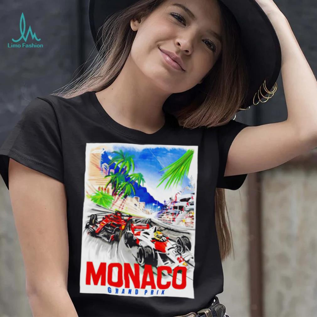 F1 Monaco Grand Prix poster shirt F1 Monaco Grand Prix poster shirt