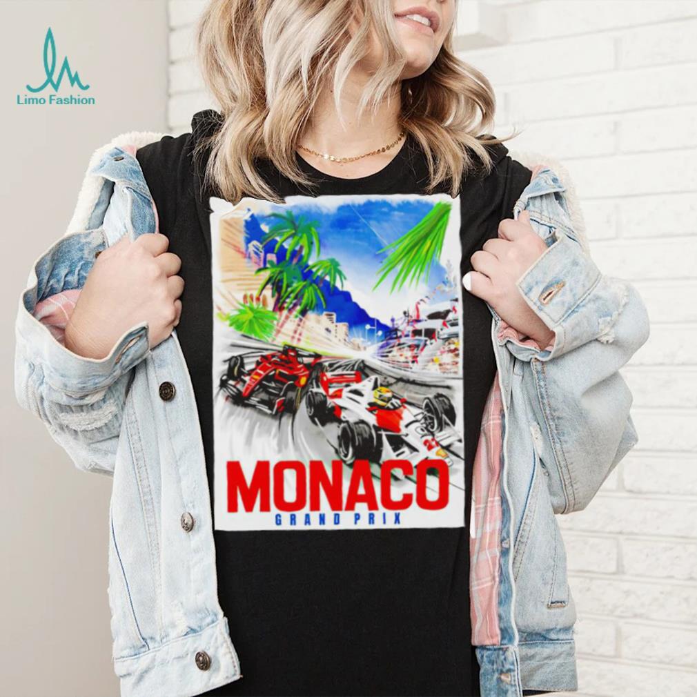 F1 Monaco Grand Prix poster shirt F1 Monaco Grand Prix poster shirt