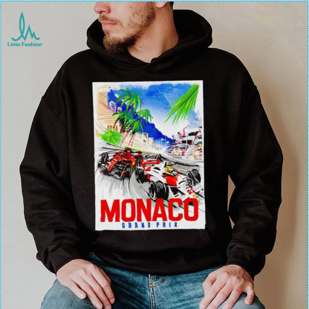 F1 Monaco Grand Prix poster shirt F1 Monaco Grand Prix poster shirt