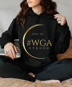 Fade in WGA Strong logo shirt