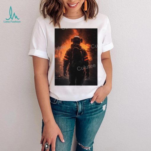 Firefighter In The Flames Shirt