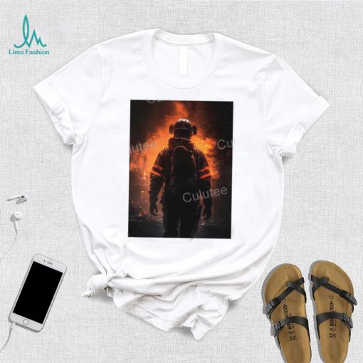 Firefighter In The Flames Shirt