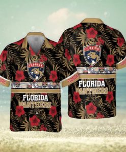 Florida Panthers National Hockey League 2023 Hibiscus Pattern Hawaiian Shirt