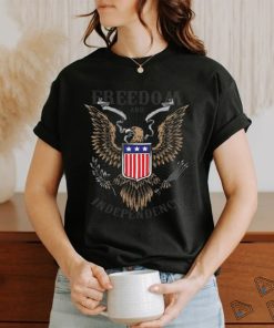 Freedom And Independence Eagle American Flag Shirt