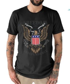 Freedom And Independence Eagle American Flag Shirt