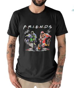 Friends Valentino RossI and Marc Marquez signature shirt