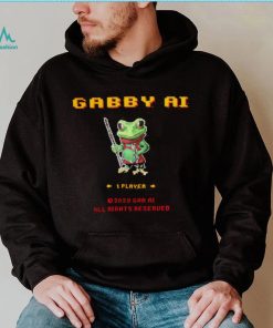 Frog Gabby AI 2023 game shirt