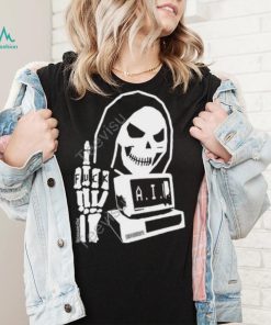 Fuck Ai And Fuck Computer’s Shirt, T Shirt, Hoodie, Sweater, Long Sleeve T Shirt And Tank Top shirt