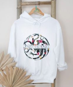 Game Of Thrones Bend The Knee Green Flower T Shirt, hoodie, sweater, long sleeve and tank top Game Of Thrones Bend The Knee Green Flower T Shirt