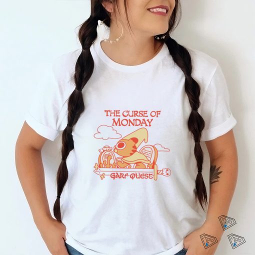 Garfield the curse of Monday Garf Quest game shirt