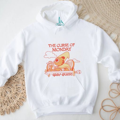 Garfield the curse of Monday Garf Quest game shirt