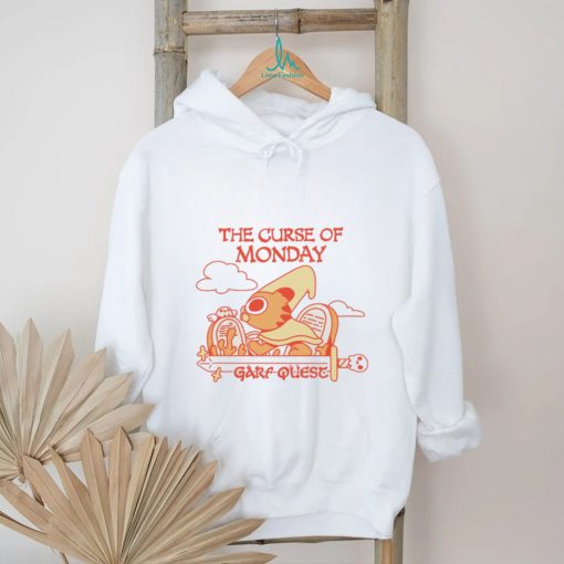 Garfield the curse of Monday Garf Quest game shirt