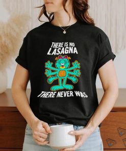 Garfield there is no Lasagna Psychedelic there never was shirt