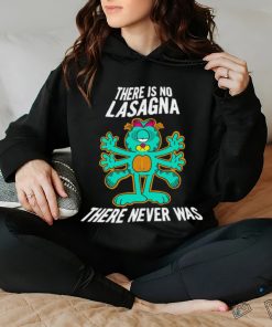 Garfield there is no Lasagna Psychedelic there never was shirt