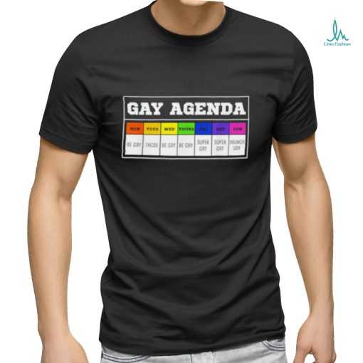 Gay agenda shirt