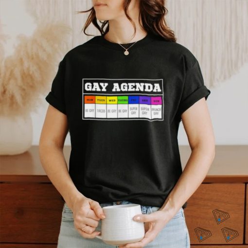 Gay agenda shirt