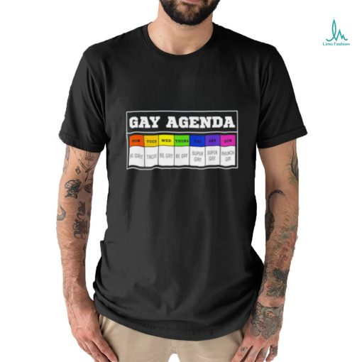 Gay agenda shirt