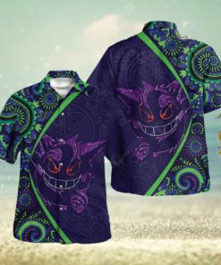 Gengar Paisley Pattern Special Ver 2 Design Hawaiian Shirt and Short