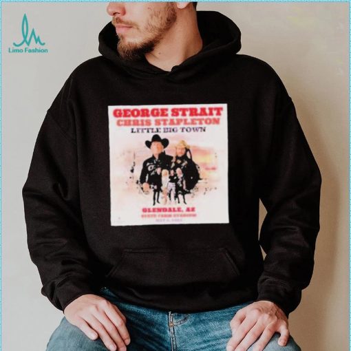 George Strait Chris Stapleton Little Town Tour 2023 Glendale Az Shirt