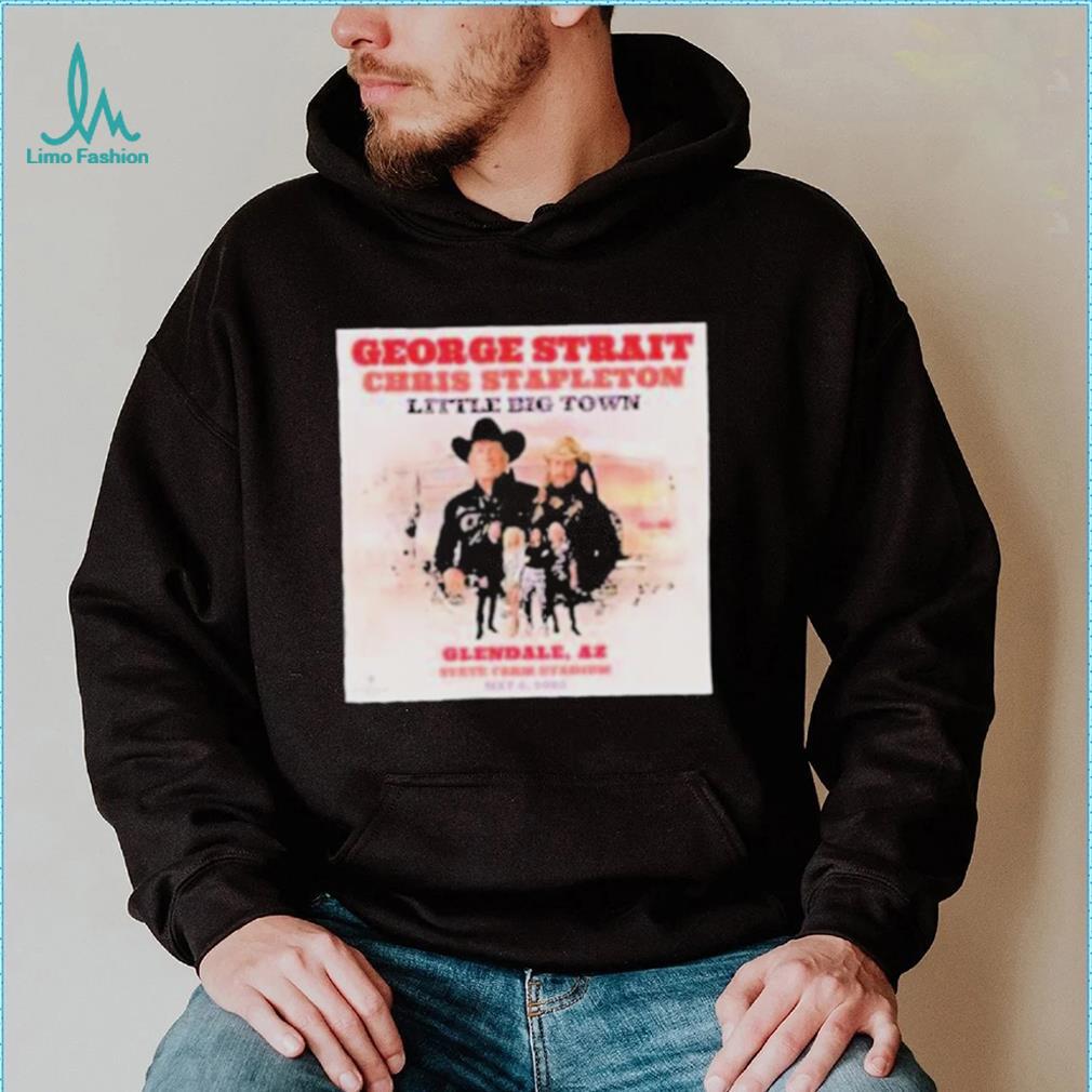 George Strait Chris Stapleton Little Town Tour 2023 Glendale Az Shirt George Strait Chris Stapleton Little Town Tour 2023 Glendale Az Shirt